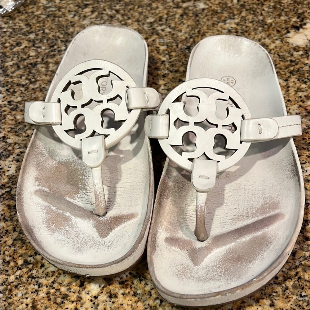 Tory Burch Cream Sandals